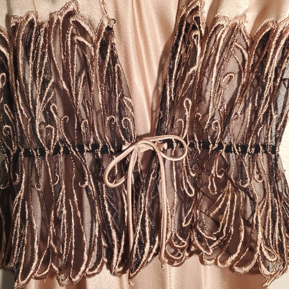 VTG GORGEOUS LOUNGING GOWN & JACKET- RALPH MONTENERO SMALL - Picture 2 of 14